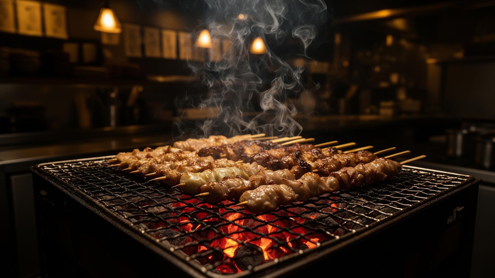 Yakitori grilling at Izakaya Ko in Jacksonville Beach